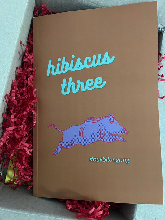 #bukbilongpng Hibiscus Three Journal Brown - Wild Pig